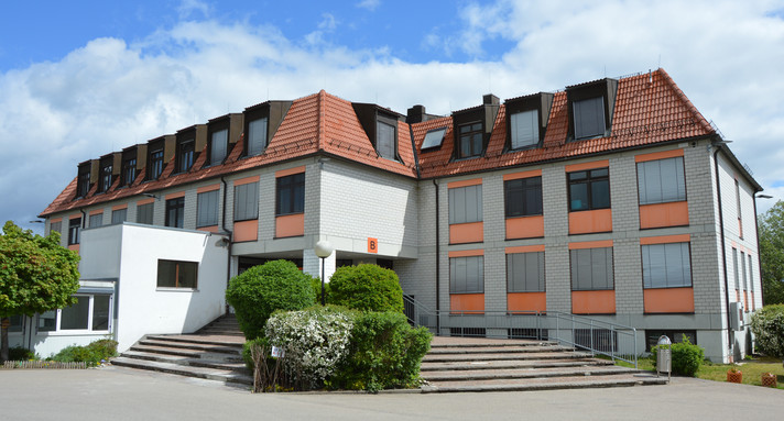 Das Bild zeigt die Erstaufnahmeeinrichtung in Giengen.