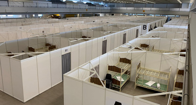 Notunterkunft Messe Sindelfingen