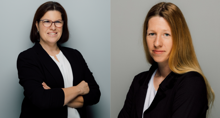 Stefanie Schmid und Linda Feth