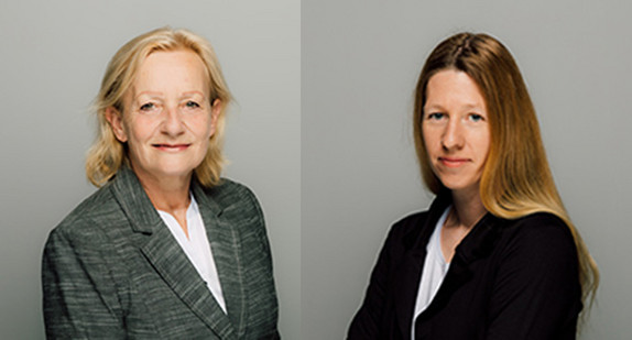 Angela Thieme (links) und Linda Feth (rechts)