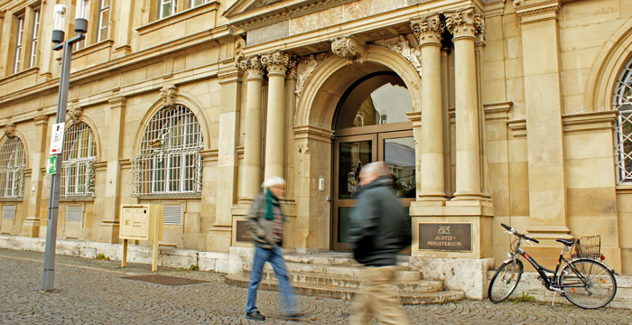 Das baden-württembergische Justizministerium in Stuttgart.